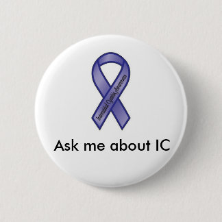 Badge Rond 5 Cm Interrogez-moi au sujet d'IC