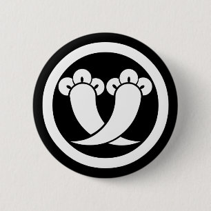 Badge Rond 5 Cm Intersecting cloves in circle