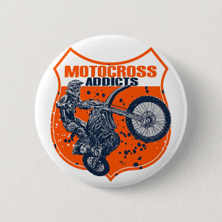Badge Rond 5 Cm Intoxiqués de Supermoto