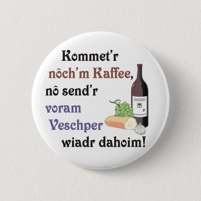 Badge Rond 5 Cm Invitation cygne (Devant)