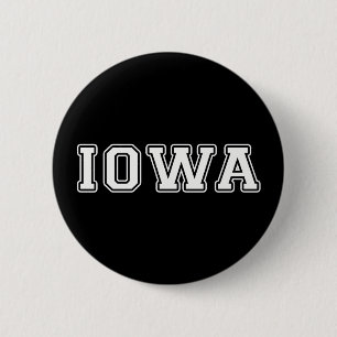 Badge Rond 5 Cm Iowa