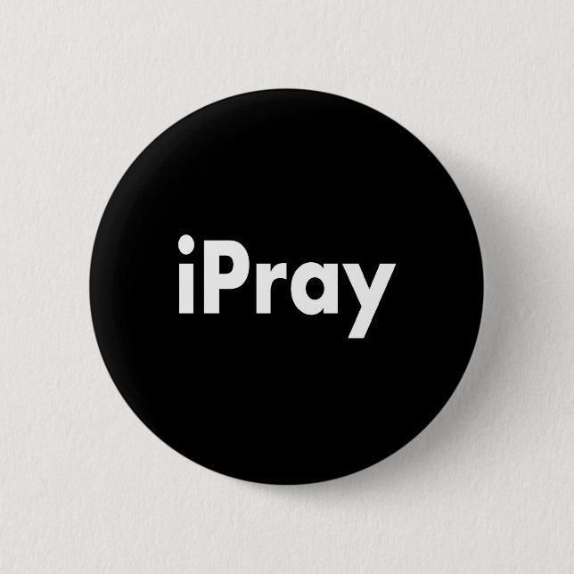 Badge Rond 5 Cm iPRAY (Devant)