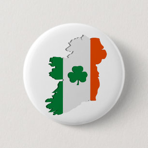 Badge Rond 5 Cm Ireland map