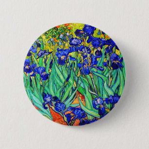 Badge Rond 5 Cm Irises par Vincent Van Gogh