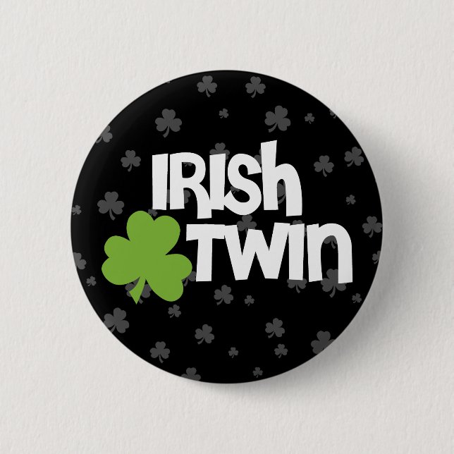 Badge Rond 5 Cm Irish Twin (Devant)