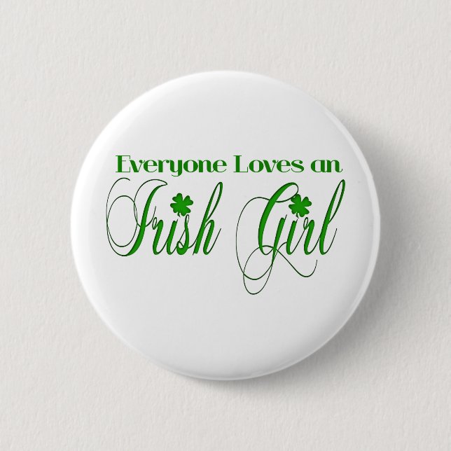 Badge Rond 5 Cm Irlandaise (Devant)