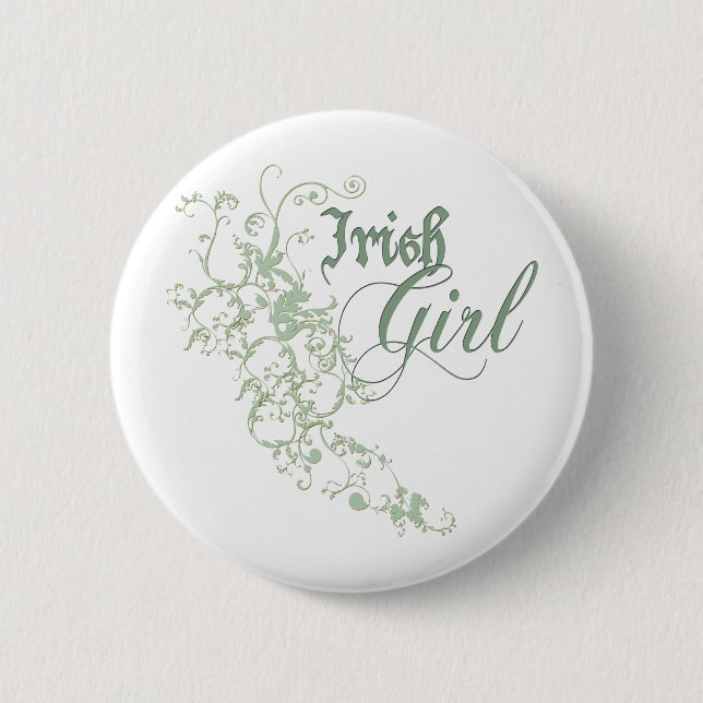 Badge Rond 5 Cm Irlandaise (Devant)