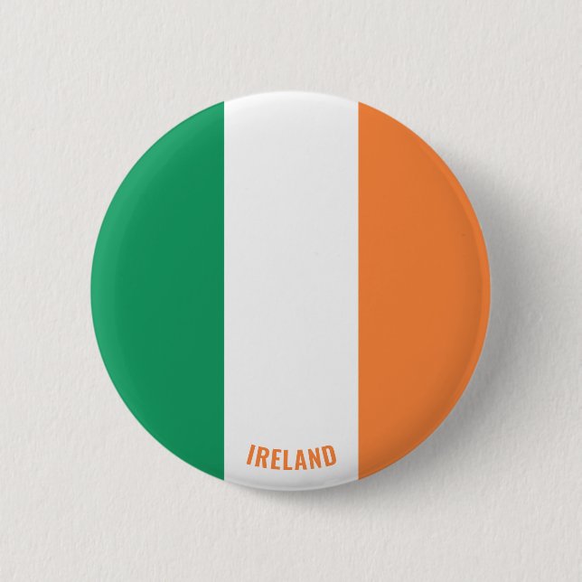 Badge Rond 5 Cm Irlande Drapeau charmant patriotique (Devant)