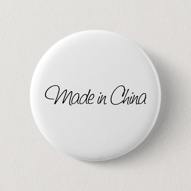 Badge Rond 5 Cm Ironique fabriqué en Chine (Devant)