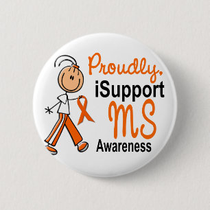 Badge Rond 5 Cm iSupport 1 SFT de milliseconde