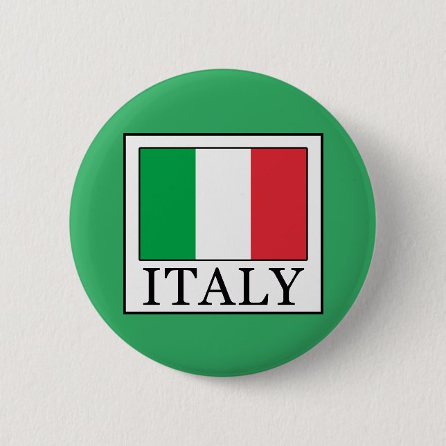 Badge Rond 5 Cm Italie (Devant)