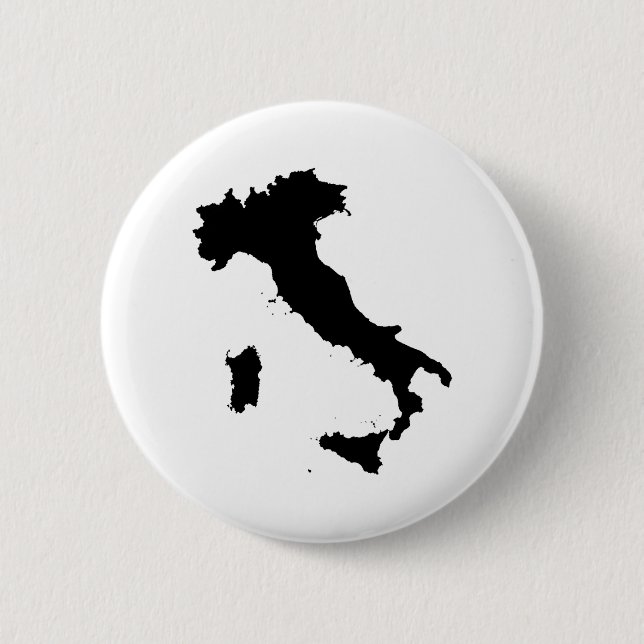 Badge Rond 5 Cm Italie (Devant)
