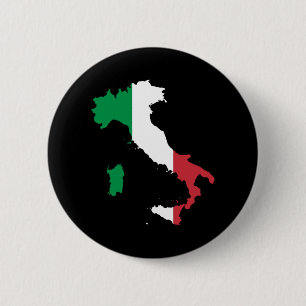 Badge Rond 5 Cm Italie
