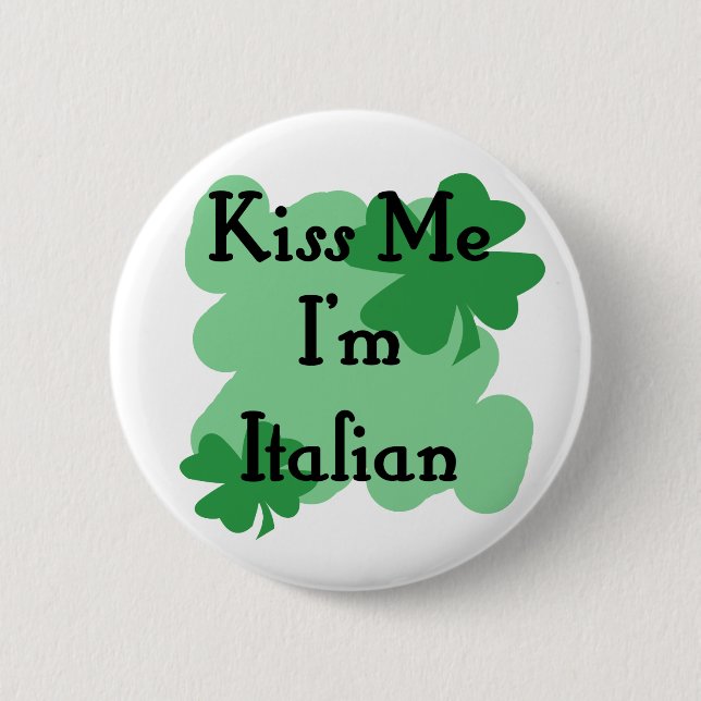 Badge Rond 5 Cm Italien (Devant)