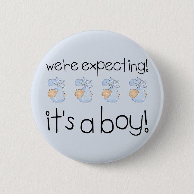 Badge Rond 5 Cm It's A Boy (Devant)