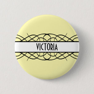 Badge Rond 5 Cm Ivoor Déco