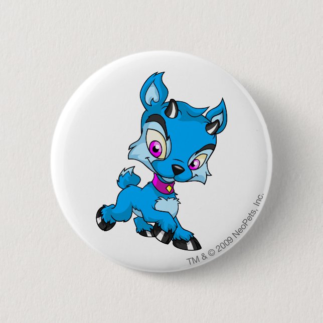 Badge Rond 5 Cm Ixi bleu (Devant)
