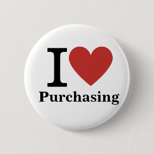 Badge Rond 5 Cm J'❤️ l'achat pour les employés Pins PERSONNALISÉS