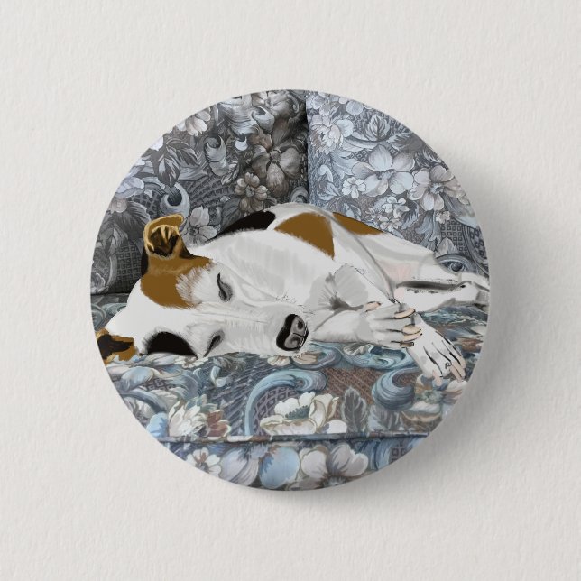 Badge Rond 5 Cm Jack Russell (Devant)