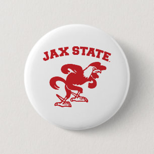 Badge Rond 5 Cm Jacksonville State University JAX State Gamecocks
