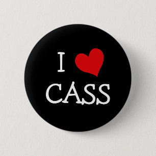 BADGE ROND 5 CM J'ADORE CASS
