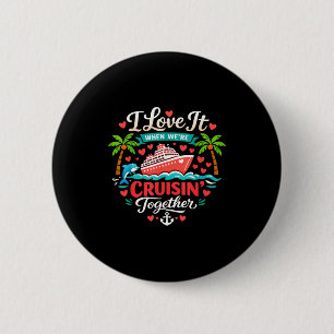 Badge Rond 5 Cm J'adore Quand On Croise Ensemble Ambiance Croisièr