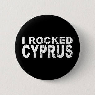 Badge Rond 5 Cm J'ai basculé la Chypre