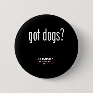 Badge Rond 5 Cm J'Ai Des Chiens Qui Mangent Des Chiens Chats - Tru