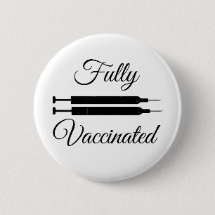 Badge Rond 5 Cm J'ai été complètement vacciné