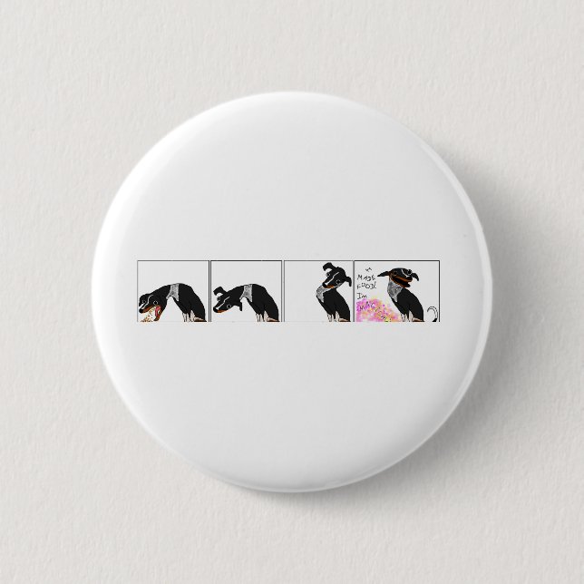 Badge Rond 5 Cm "J'ai fait la nourriture " (Devant)