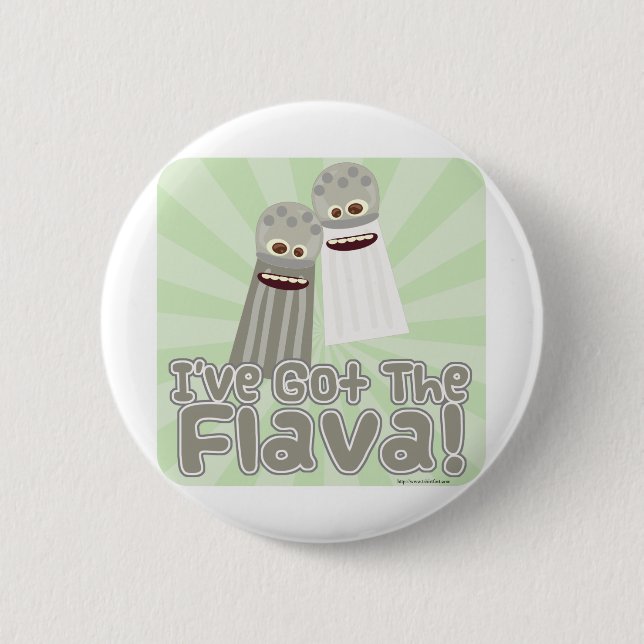 Badge Rond 5 Cm J'ai la Flava ! (Devant)