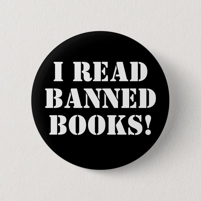 Badge Rond 5 Cm J'Ai Lu Des Livres Interdits ! (Devant)