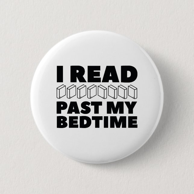 Badge Rond 5 Cm J'Ai Lu Le Passé (Devant)