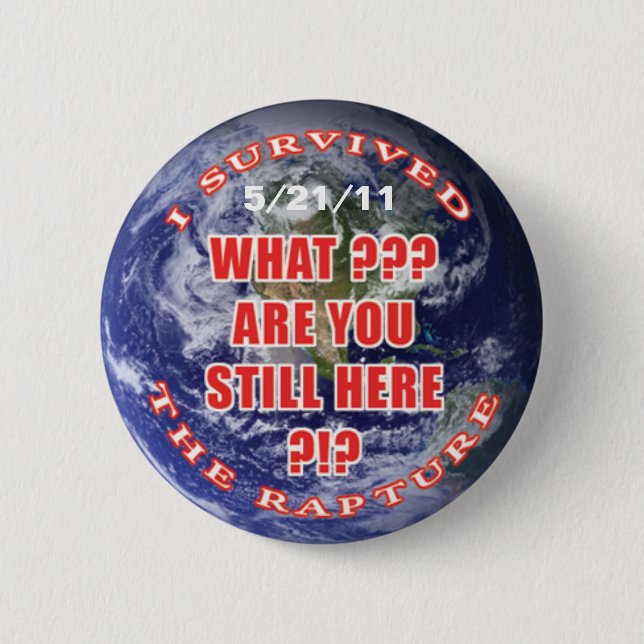 Badge Rond 5 Cm "J'ai survécu… à l'enchantement " (Devant)