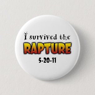Badge Rond 5 Cm J'ai survécu à l'enlèvement