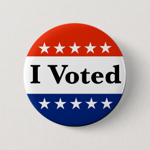 Badge Rond 5 Cm J'ai voté les élections de 2026