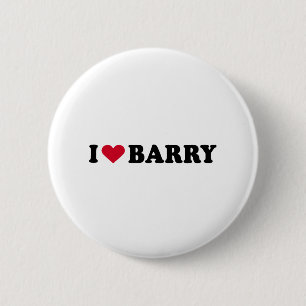 BADGE ROND 5 CM J'AIME BARRY