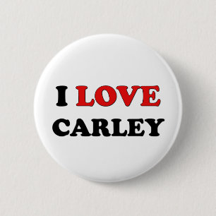 Badge Rond 5 Cm J'aime Carley