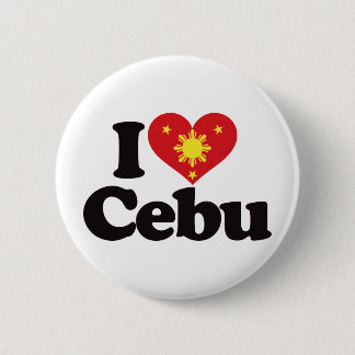 Badge Rond 5 Cm J'aime Cebu