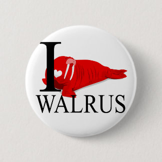 Badge Rond 5 Cm J'aime des boutons de morse
