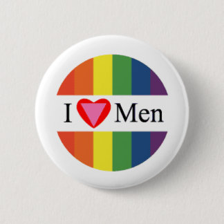 Badge Rond 5 Cm J'aime des hommes