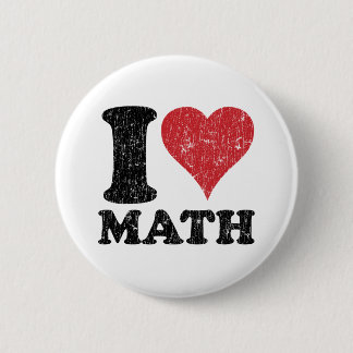Badge Rond 5 Cm J'aime des maths