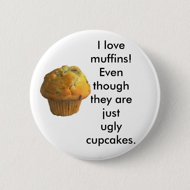 Badge Rond 5 Cm J'aime des petits pains ! (Devant)