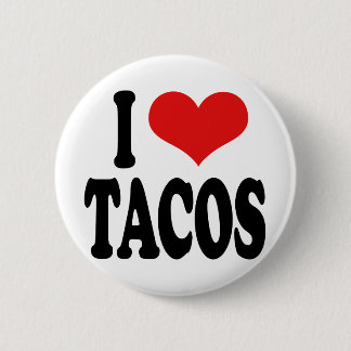Badge Rond 5 Cm J'aime des tacos