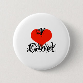 Badge Rond 5 Cm J'aime Dieu