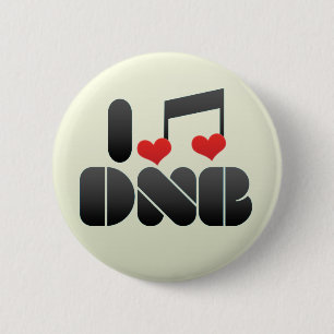 Badge Rond 5 Cm J'aime DNB
