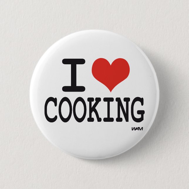 BADGE ROND 5 CM J'AIME FAIRE CUIRE (Devant)