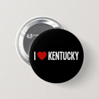 Badge Rond 5 Cm J'aime Kentucky Bouton Rond
