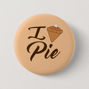 Badge Rond 5 Cm J'aime la tarte