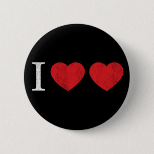 Badge Rond 5 Cm J'aime l'amour